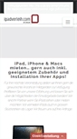 Mobile Screenshot of ipadverleih.com
